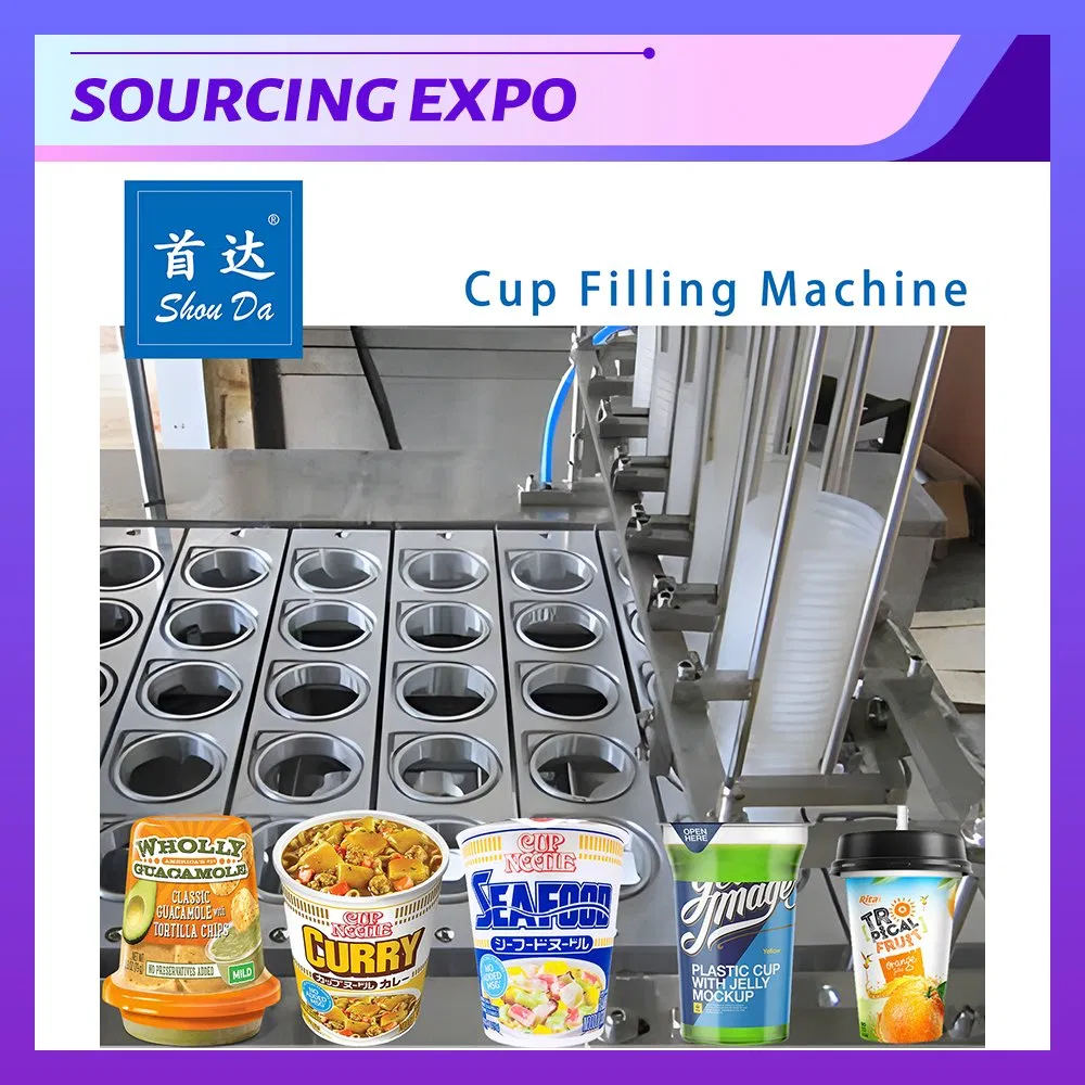 2/4 Automatic Water Juice Jelly Coffee Cup Filling Sealing Machine (CE)