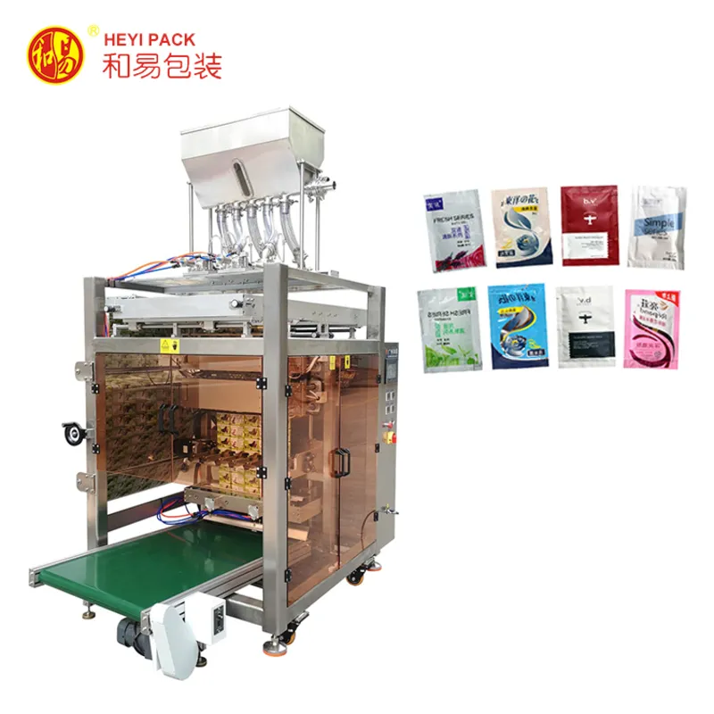 4 Row Four Sides Sealing Enzyme Jelly Liquid Packaging Machine