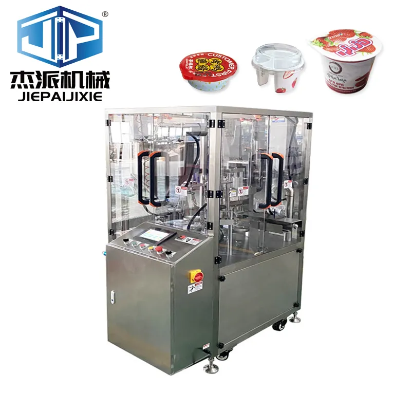 Automatic Food Filling Sealing Machine for Milk Juice Yogurt Jelly