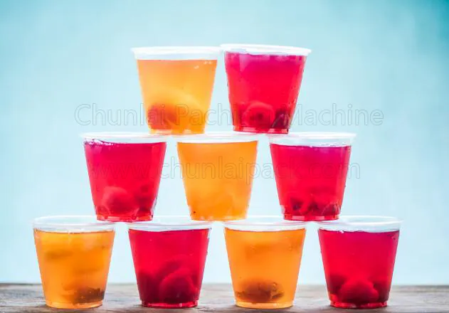 Automatic Fruit Juice Jelly Pudding Cup Filling Sealing Machine