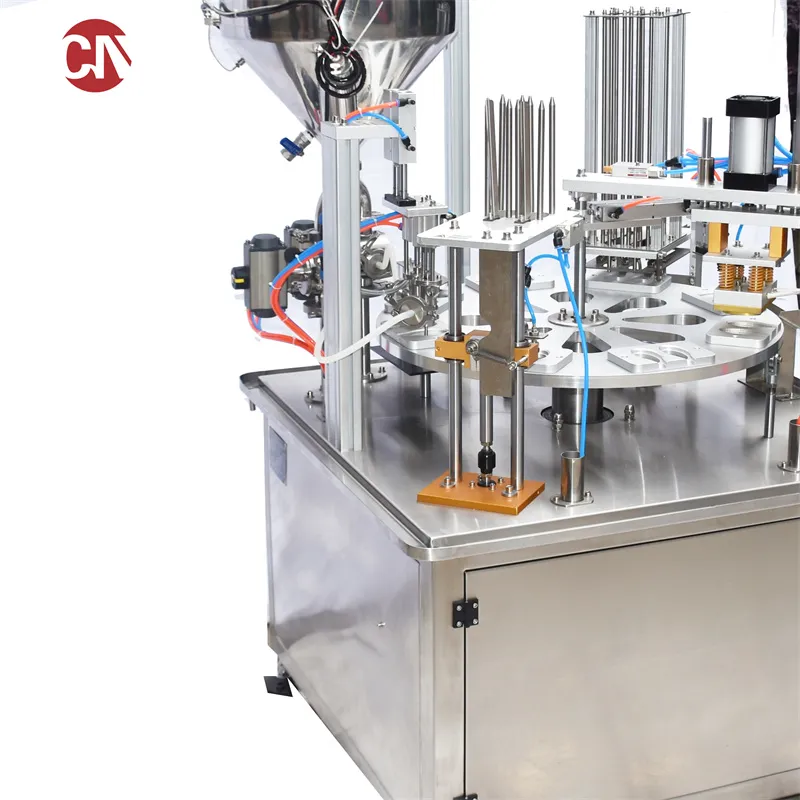 Automatic Jelly Pudding Milk Yogurt Water Cup Filling and Sealing Machine Cup Cake Filling Machine