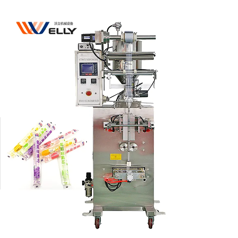 Back Sealing Liquid Jelly Strip Jelly Stick Filling Machine Ice Pop Packing Machine