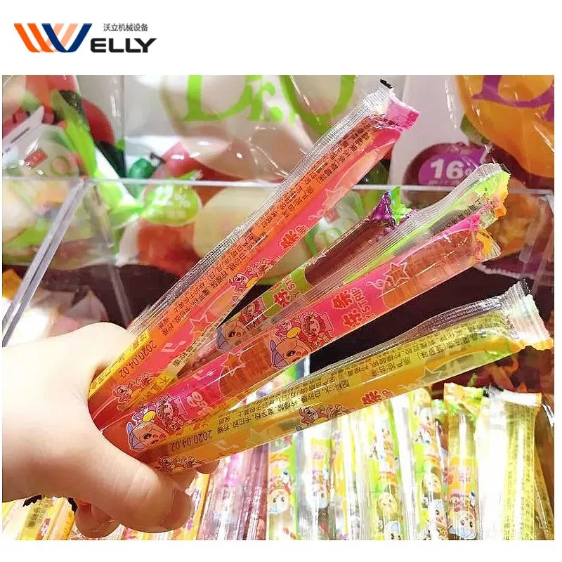 Back Sealing Liquid Jelly Strip Jelly Stick Filling Machine Ice Pop Packing Machine