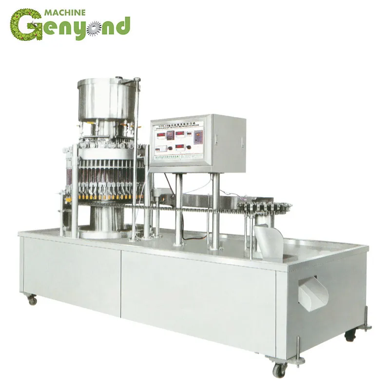 Fruit Juice Jelly Cup Cups Filling Sealing Machine