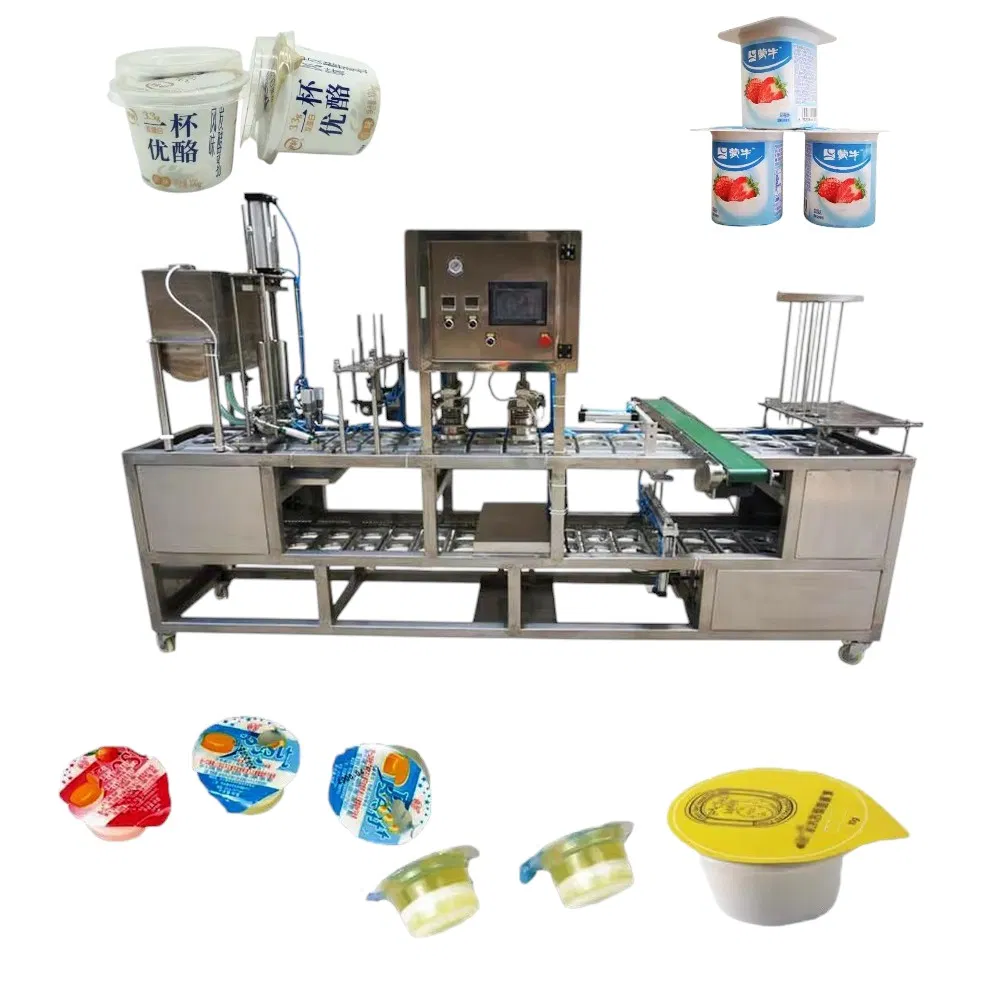 High Quality Yogurt Cup Jelly Cup Filling Sealing Machine Cup Filling Machine