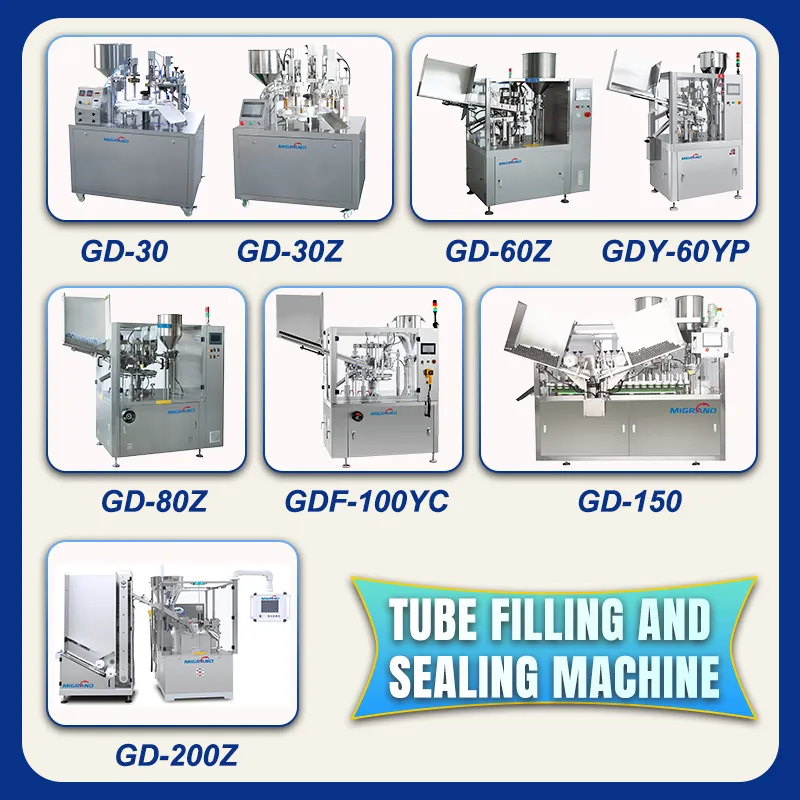 Hot Fill Petroleum Jelly Tube Filling and Sealing Machine