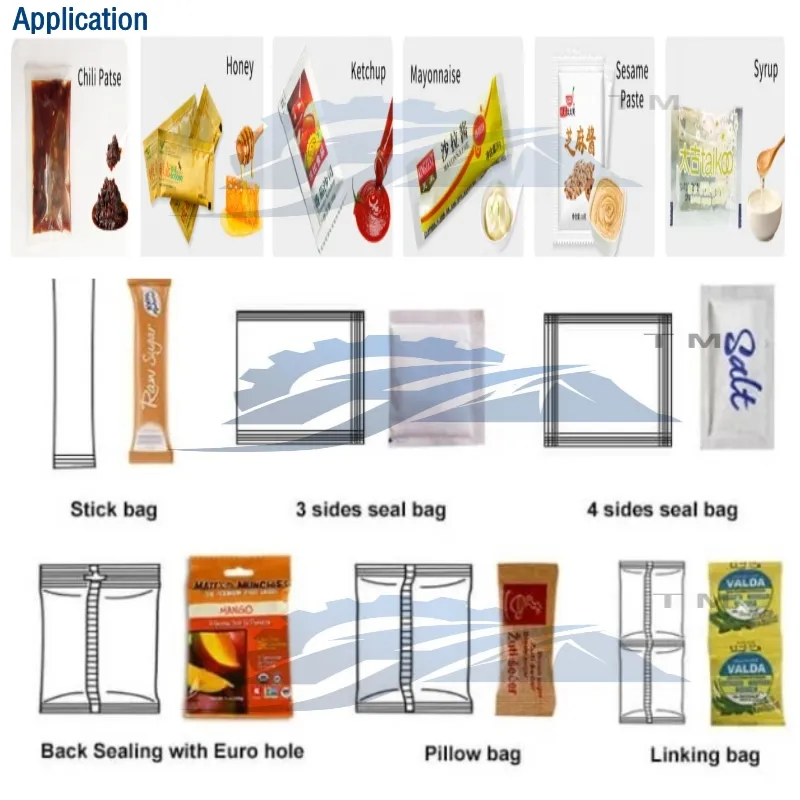 New Fruit Carbonated Drink Mineral Water Liquid Chocolate Sauce Sealing Vertical Pillow Bag Type Jelly Filling Machine
