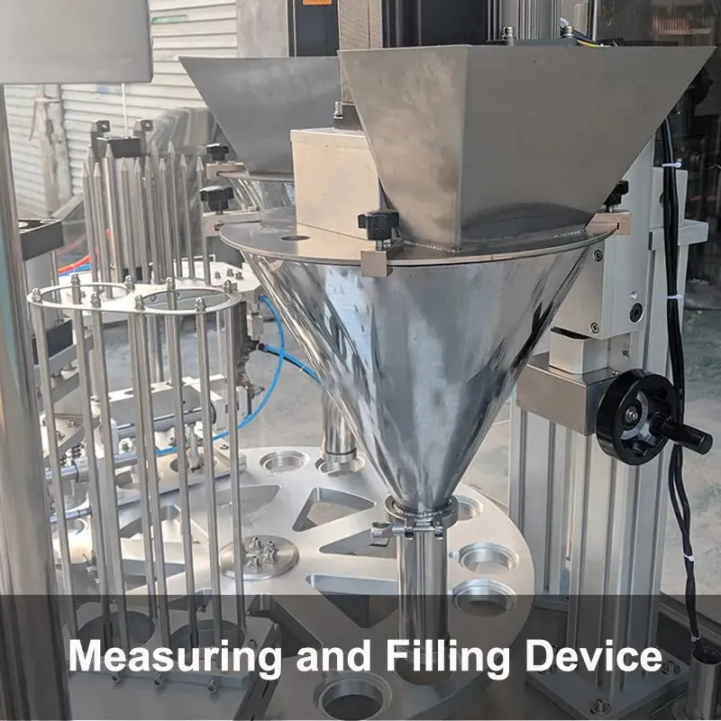 Rotary Type Milk Coffee Tea Powder Capsule Cup Filling Sealing Machine Sauce Dressing Yogurt Honey Jelly K Cup Filler Sealer