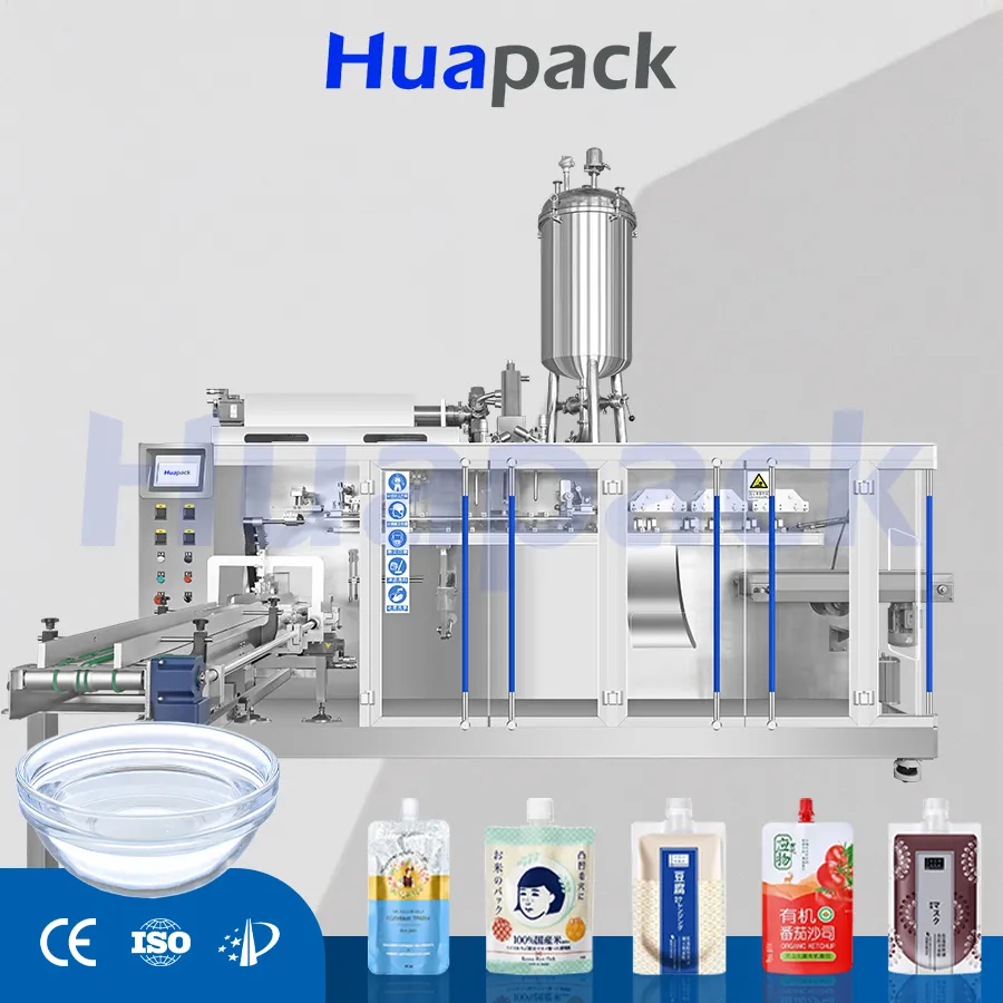 Spice Powder Jelly Liquid Sealing Packing Machine for Premade Sup with Spout