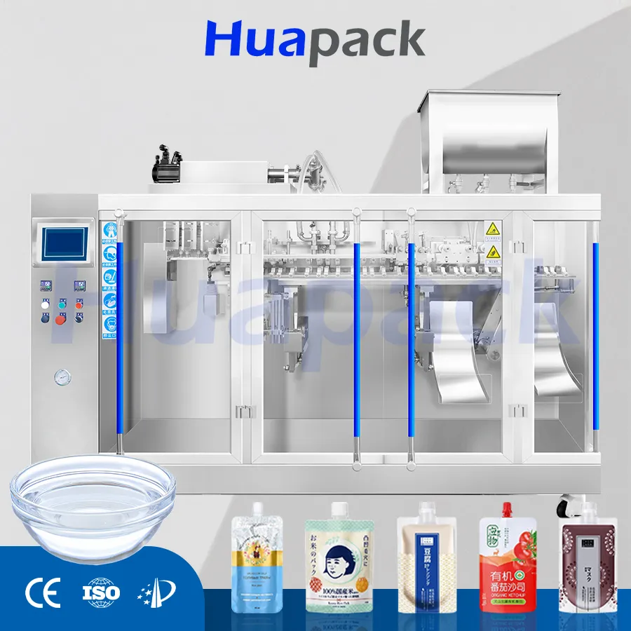 Spice Powder Jelly Liquid Sealing Packing Machine for Premade Sup with Spout